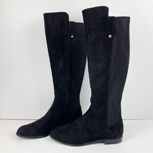 NEW Anne Klein Audrey Knee Hight Boots Womens 10M Black iFlex Low Heel
